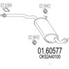 MTS 01.60577 End Silencer